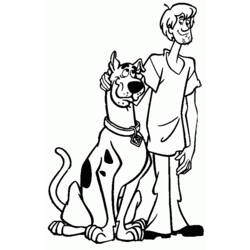 Dibujo para colorear: Scooby doo (Dibujos animados) #31631 - Dibujos para Colorear e Imprimir Gratis