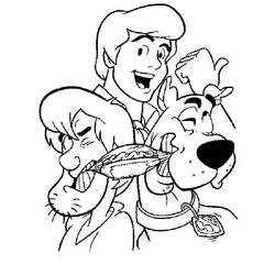 Dibujo para colorear: Scooby doo (Dibujos animados) #31636 - Dibujos para Colorear e Imprimir Gratis