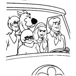 Dibujo para colorear: Scooby doo (Dibujos animados) #31651 - Dibujos para Colorear e Imprimir Gratis