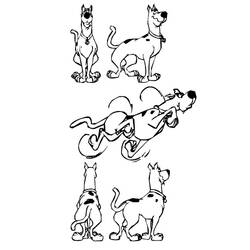 Dibujo para colorear: Scooby doo (Dibujos animados) #31685 - Dibujos para Colorear e Imprimir Gratis