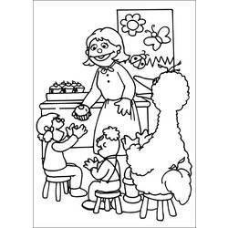 Dibujo para colorear: Sesame street (Dibujos animados) #32114 - Dibujos para Colorear e Imprimir Gratis