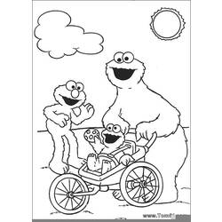 Dibujo para colorear: Sesame street (Dibujos animados) #32189 - Dibujos para Colorear e Imprimir Gratis