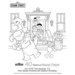 Dibujo para colorear: Sesame street (Dibujos animados) #32259 - Dibujos para Colorear e Imprimir Gratis