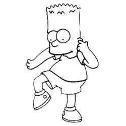 Dibujo para colorear: Simpsons (Dibujos animados) #23809 - Dibujos para Colorear e Imprimir Gratis