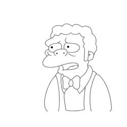 Dibujo para colorear: Simpsons (Dibujos animados) #23815 - Dibujos para Colorear e Imprimir Gratis