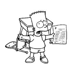 Dibujo para colorear: Simpsons (Dibujos animados) #23838 - Dibujos para Colorear e Imprimir Gratis