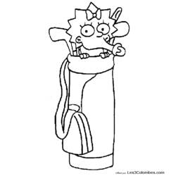 Dibujo para colorear: Simpsons (Dibujos animados) #23839 - Dibujos para Colorear e Imprimir Gratis