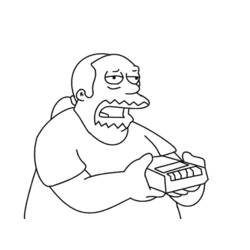 Dibujo para colorear: Simpsons (Dibujos animados) #23850 - Dibujos para Colorear e Imprimir Gratis