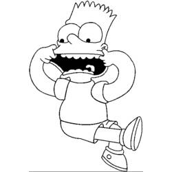 Dibujo para colorear: Simpsons (Dibujos animados) #23852 - Dibujos para Colorear e Imprimir Gratis