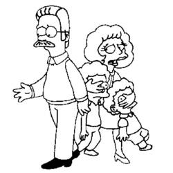Dibujo para colorear: Simpsons (Dibujos animados) #23856 - Dibujos para Colorear e Imprimir Gratis