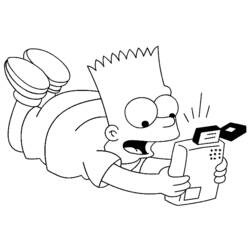 Dibujo para colorear: Simpsons (Dibujos animados) #23872 - Dibujos para Colorear e Imprimir Gratis