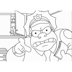 Dibujo para colorear: Simpsons (Dibujos animados) #23885 - Dibujos para Colorear e Imprimir Gratis