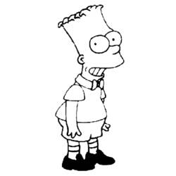 Dibujo para colorear: Simpsons (Dibujos animados) #23886 - Dibujos para Colorear e Imprimir Gratis