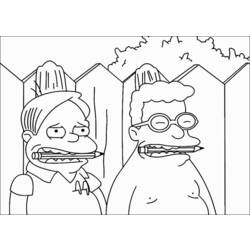 Dibujo para colorear: Simpsons (Dibujos animados) #23887 - Dibujos para Colorear e Imprimir Gratis