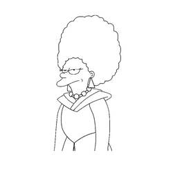 Dibujo para colorear: Simpsons (Dibujos animados) #23894 - Dibujos para Colorear e Imprimir Gratis
