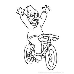 Dibujo para colorear: Simpsons (Dibujos animados) #23896 - Dibujos para Colorear e Imprimir Gratis