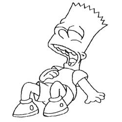 Dibujo para colorear: Simpsons (Dibujos animados) #23920 - Dibujos para Colorear e Imprimir Gratis