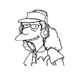 Dibujo para colorear: Simpsons (Dibujos animados) #23931 - Dibujos para Colorear e Imprimir Gratis