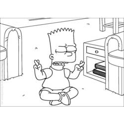 Dibujo para colorear: Simpsons (Dibujos animados) #23938 - Dibujos para Colorear e Imprimir Gratis