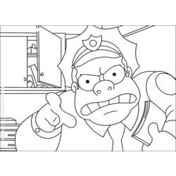 Dibujo para colorear: Simpsons (Dibujos animados) #23943 - Dibujos para Colorear e Imprimir Gratis