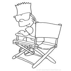 Dibujo para colorear: Simpsons (Dibujos animados) #23952 - Dibujos para Colorear e Imprimir Gratis