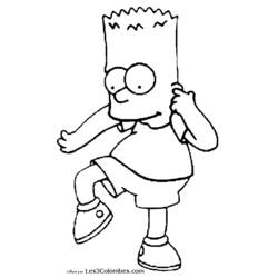 Dibujo para colorear: Simpsons (Dibujos animados) #23957 - Dibujos para Colorear e Imprimir Gratis