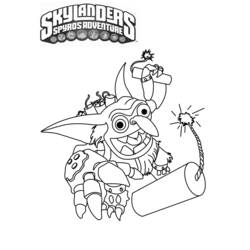 Dibujo para colorear: Skylanders (Dibujos animados) #43572 - Dibujos para Colorear e Imprimir Gratis