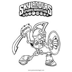 Dibujo para colorear: Skylanders (Dibujos animados) #43602 - Dibujos para Colorear e Imprimir Gratis