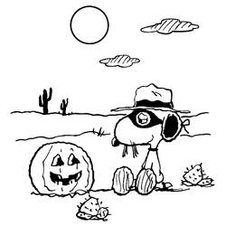 Dibujo para colorear: Snoopy (Dibujos animados) #27067 - Dibujos para Colorear e Imprimir Gratis