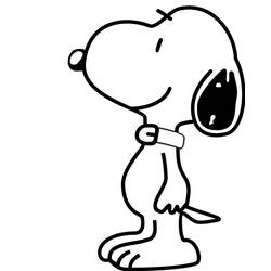 Dibujos para colorear: Snoopy - Dibujos para colorear