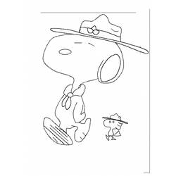 Dibujo para colorear: Snoopy (Dibujos animados) #27178 - Dibujos para Colorear e Imprimir Gratis