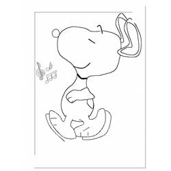 Dibujo para colorear: Snoopy (Dibujos animados) #27189 - Dibujos para Colorear e Imprimir Gratis