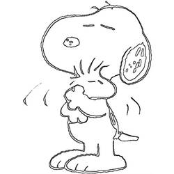 Dibujo para colorear: Snoopy (Dibujos animados) #27204 - Dibujos para Colorear e Imprimir Gratis