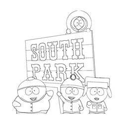 Dibujos para colorear: South Park - Dibujos para colorear y pintar