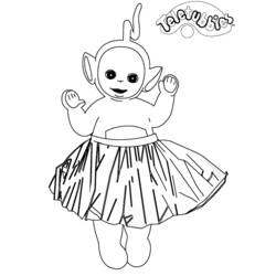 Dibujo para colorear: Teletubbies (Dibujos animados) #49701 - Dibujos para Colorear e Imprimir Gratis