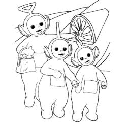 Dibujo para colorear: Teletubbies (Dibujos animados) #49839 - Dibujos para Colorear e Imprimir Gratis