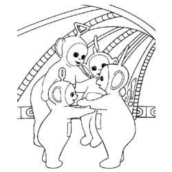 Dibujo para colorear: Teletubbies (Dibujos animados) #49846 - Dibujos para Colorear e Imprimir Gratis