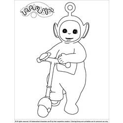 Dibujo para colorear: Teletubbies (Dibujos animados) #49858 - Dibujos para Colorear e Imprimir Gratis