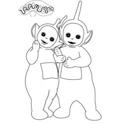 Dibujo para colorear: Teletubbies (Dibujos animados) #49876 - Dibujos para Colorear e Imprimir Gratis