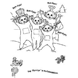 Dibujo para colorear: Teletubbies (Dibujos animados) #49881 - Dibujos para Colorear e Imprimir Gratis