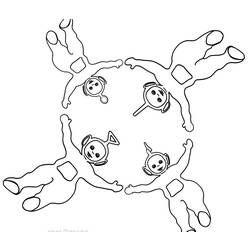 Dibujo para colorear: Teletubbies (Dibujos animados) #49882 - Dibujos para Colorear e Imprimir Gratis