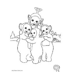 Dibujo para colorear: Teletubbies (Dibujos animados) #49915 - Dibujos para Colorear e Imprimir Gratis