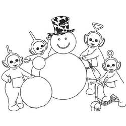 Dibujo para colorear: Teletubbies (Dibujos animados) #49919 - Dibujos para Colorear e Imprimir Gratis