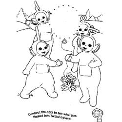 Dibujo para colorear: Teletubbies (Dibujos animados) #49920 - Dibujos para Colorear e Imprimir Gratis