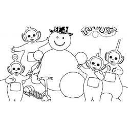 Dibujo para colorear: Teletubbies (Dibujos animados) #49925 - Dibujos para Colorear e Imprimir Gratis