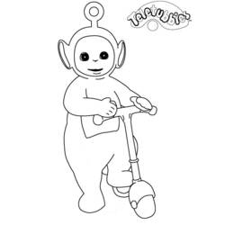 Dibujo para colorear: Teletubbies (Dibujos animados) #49928 - Dibujos para Colorear e Imprimir Gratis