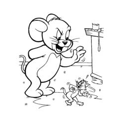 Dibujo para colorear: Tom and Jerry (Dibujos animados) #24203 - Dibujos para Colorear e Imprimir Gratis