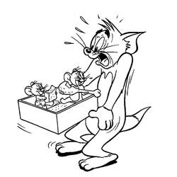 Dibujo para colorear: Tom and Jerry (Dibujos animados) #24204 - Dibujos para Colorear e Imprimir Gratis