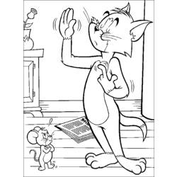Dibujo para colorear: Tom and Jerry (Dibujos animados) #24208 - Dibujos para Colorear e Imprimir Gratis