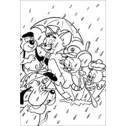 Dibujo para colorear: Tom and Jerry (Dibujos animados) #24219 - Dibujos para Colorear e Imprimir Gratis